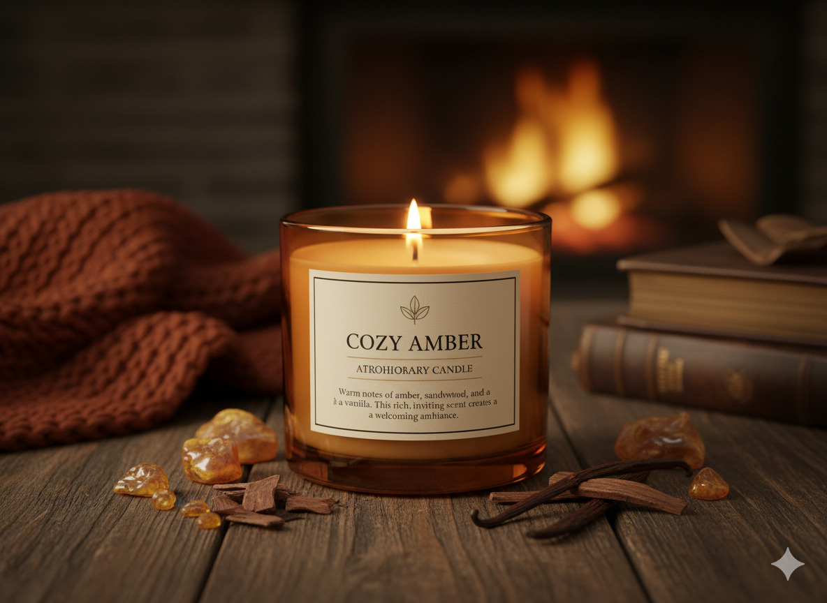 Cozy Amber Candle